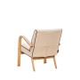 Кресло для отдыха Шелл Mebelimpex Дуб шпон Verona Vanilla, кант Verona Brown - 00009330 - 3