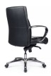 Кресло для персонала Riva Design Gaston-M 9264 черная кожа - 4